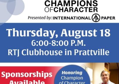Sponsorships Available: Prattville-Autauga Character Coalition to Host Champions of Character Event