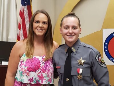 Autauga County Deputy Allie Livingston Presented Life Saving Medal for Her Quick Action