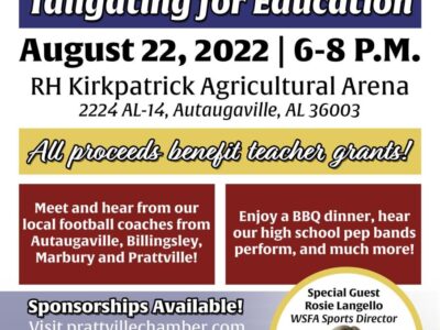 ‘Tailgating for Education’ coming Aug. 22; Funds Grants for Area Teachers and Sponsors are needed