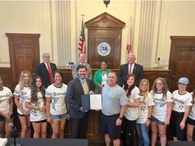 Wetumpka 16U Softball Team Recognized During Elmore Commission Meeting