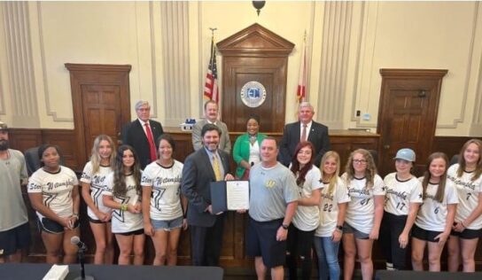 Wetumpka 16U Softball Team Recognized During Elmore Commission Meeting