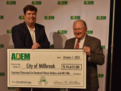 CITY OF MILLBROOK RECEIVES GRANT TO EXPAND RECYCLING EFFORTS