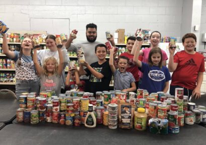Academy Days Students Collect Canned Food for WELCOME of Millbrook