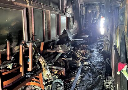 ‘Uncle Mick’s’ shows devastation after Fire, other areas Untouched; ‘We Will Get it Done,’ Owner says