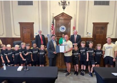 Wetumpka 8U-Black Baseball Team Recognized During Elmore Commission Meeting