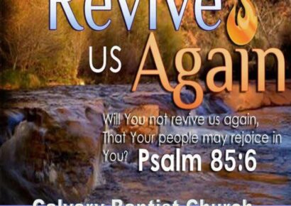 Calvary Baptist Church of Prattville to hold Revival Sept. 25-27