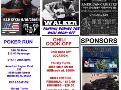 Kyken’s Memorial Ride, Chili Cook-Off to create Scholarships for Autauga, Elmore County students