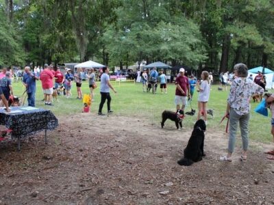 Perfect Weather, Wonderful turnout for Bark in the Park at Fort Toulouse