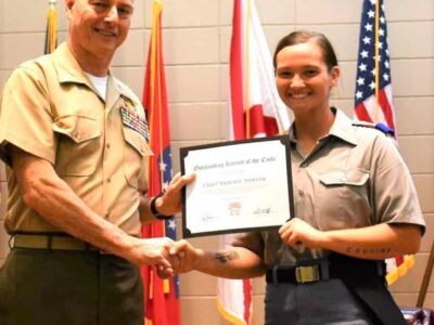 Kadence Horton, of Prattville, selected as Outstanding Female Recruit at MMI