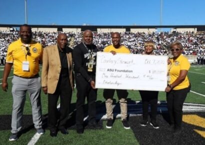 ASU Alumni Courtney Stewart Donates $100,000 to Alabama State University