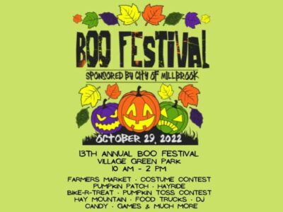 FREE FUN! Millbrook will host annual Boo Festival Saturday at Village Green Park