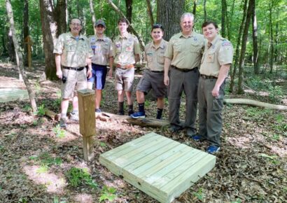 Eagle Scout Brett Westhauser, of Troop 4, Completes Project for Alabama Nature Center in Millbrook