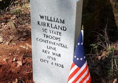 Special Recognition Event for Revolutionary War Soldier William Kirkland Planned