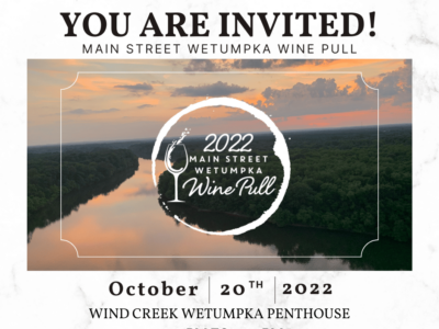 Main Street Wetumpka Hosting Wine Pull Event is Oct. 20; Benefits Fall Line Park