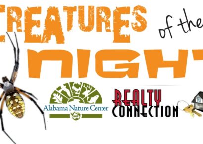Creatures of the Night Event is FREE Oct 22 at Alabama Nature Center of Millbrook