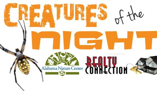 Creatures of the Night Event is FREE Oct 22 at Alabama Nature Center of Millbrook