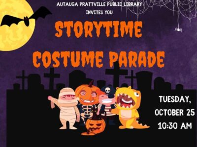Storytime, Costume Parade coming to Autauga Prattville Public Library Tuesday