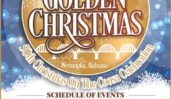 City of Wetumpka Announces plans for 50<sup>th</sup> Christmas on the Coosa Celebrations