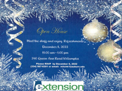 Elmore County Alabama Extension Service to host Open House Dec. 8