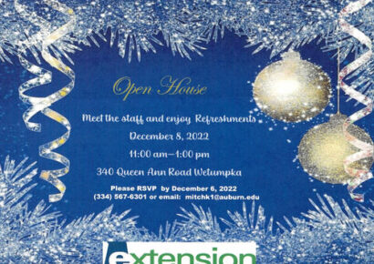 Elmore County Alabama Extension Service to host Open House Dec. 8