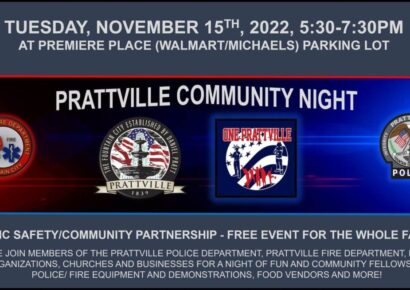Prattville Community Night coming Nov. 15 to Premier Place Parking Lot