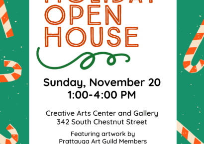 Prattville Creative Arts Center and Gallery Holiday Open House is Sunday, November 20