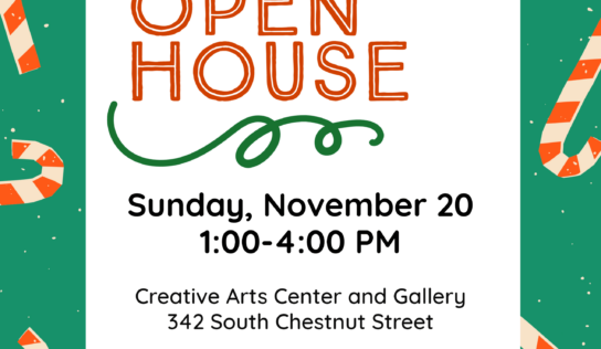 Prattville Creative Arts Center and Gallery Holiday Open House is Sunday, November 20