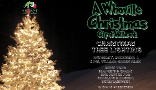 <strong>Tree Lighting, Lightshow Kicks off in Millbrook Thursday with Guaranteed SNOW!</strong>
