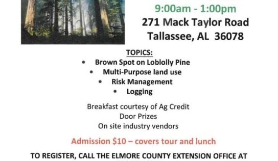 Elmore County Natural Resources Tour coming Dec. 1 to Tallassee