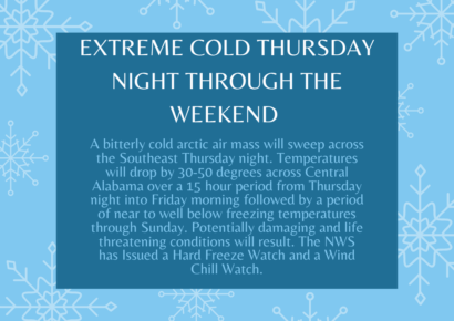 Extreme Cold coming Thursday through the Weekend! Prepare Now