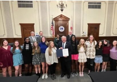 PCA Volleyball Team Recognized During Elmore County Commission Meeting