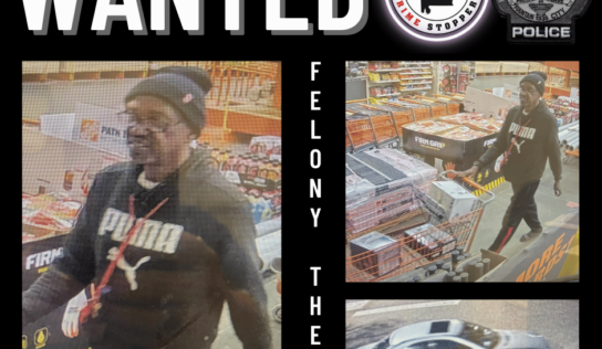 Prattville Police Seeking Retail Felony Theft Suspect