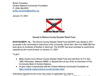 <strong>With Third Round of Storms, donations are Needed for Disaster Relief Fund</strong>