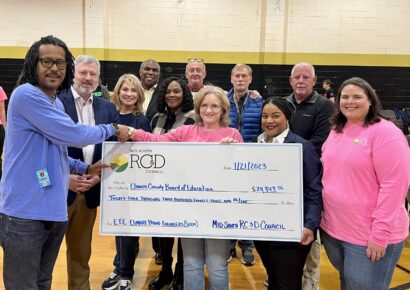 VEX IQ Slap Shot Challenge held at Wetumpka High School with $24,343 grant Presentation