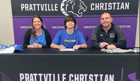 Prattville Christian’s Carson Roberson Signs Letter of Intent with Faulkner University