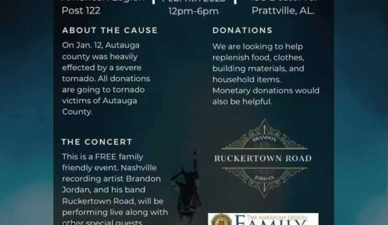 American Legion Post 122, Brandon Jordan to Present ‘Rockin’ To Rebuild Benefit Concert Feb. 11