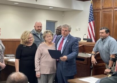 Autauga County Commission Honored the late Sheriff Sedinger; Discusses storm damage
