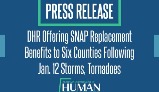 DHR Offering SNAP Replacement Benefits to Six Counties Following Jan. 12 Storms, Tornadoes