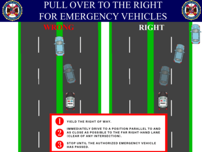 ‘LIGHTS AND SIRENS!’ – ALEA Reminds Motorists How to Properly Yield to Emergency Vehicles