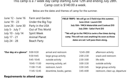 Registration now Open for CAMP ABLE Summer 2023; Sponsorships Needed