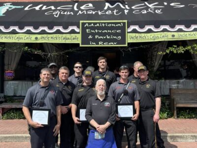 Uncle Mick’s Holds Ribbon Cutting with Prattville Firefighters in Attendance