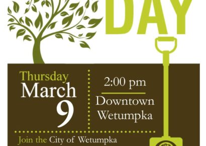 Arbor Day in Wetumpka coming March 9; Hosted by City and Wetumpka Pride