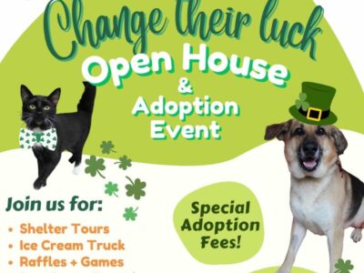 Change Their Luck: PAHS Hosting Open House, Events March 18 in Prattville