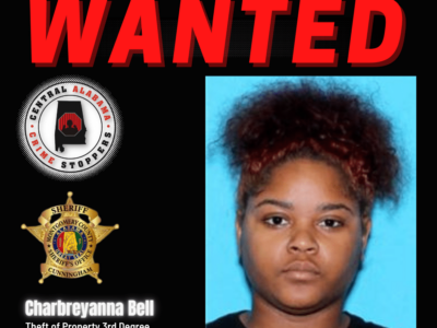 Charbreyanna Bell Wanted – Theft of Property 3rd Degree