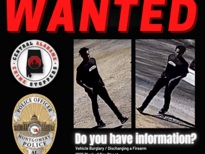 Montgomery – Vehicle Burglary / Discharging a Firearm – Cash Reward Offered