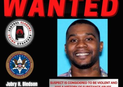 Wanted: Parole Violation, Violent Offender Jubry H. Bledson Sought; Reward Offered