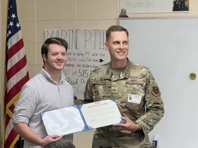 Alex Caylor, of SEHS, Honored for winning River Region Essay Contest