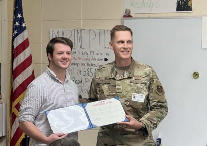 Alex Caylor, of SEHS, Honored for winning River Region Essay Contest