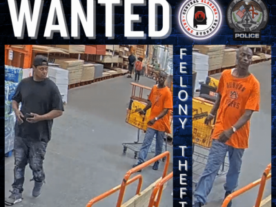 Prattville seeks Identity of Felony Theft Suspects; Reward Offered