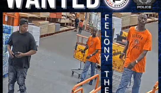 Prattville seeks Identity of Felony Theft Suspects; Reward Offered